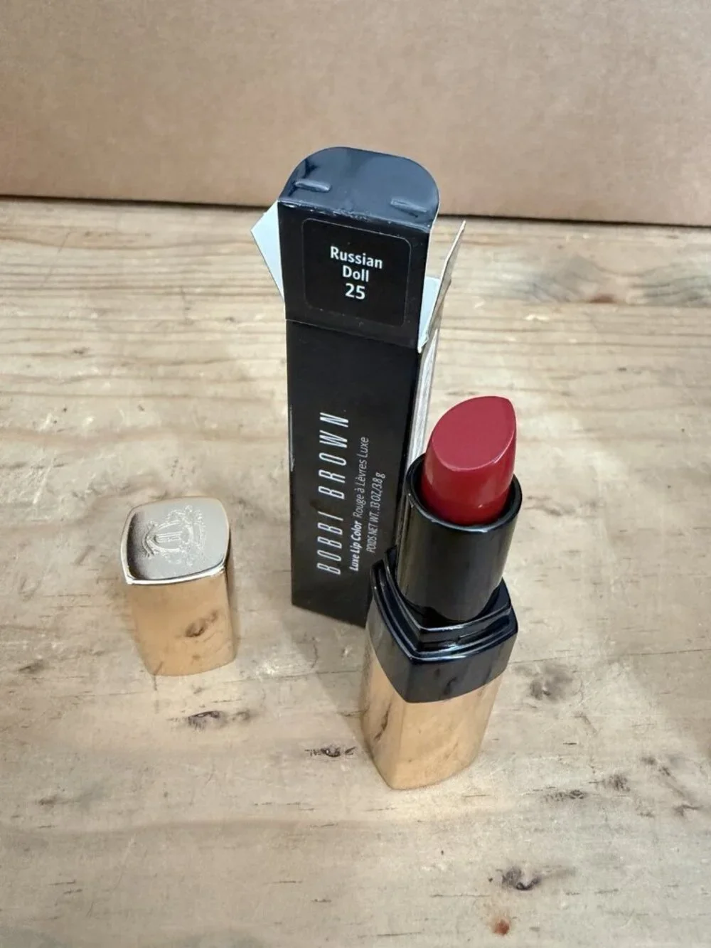 Bobbi Brown Luxe Lip Color #25 Russian Doll 0.13 oz  - New W/ Box